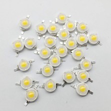 Sunshinee 100 Adet LED Boncuk Doğal Beyaz LED Işık 1W Yüksek Güçlü Lamba Çipi 4000K LED Çip (Yurt Dışından)