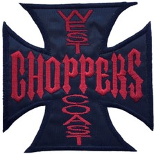 Metal Giyim West Choppers Coast Patch