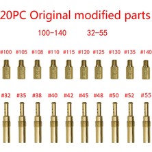 Sourcingasia Oko Cvk-20 x Nozullar Için Pwk Için(#32 #35 #38 #40 #42 #45 #48 #50 #52 #55, 100, 105, 108, 110, 115, 120, 125, 130, 135, 140 , Her Biri 1 Nozul)-Altın (Yurt Dışından)