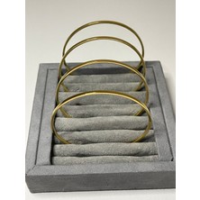 Madamco 4'lü Ince Çelik Ajda Bilezik