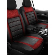 Çelik Auto Peugeot Partner Tepee Uyumlu Anadolu Serisi Oto Koltuk Kılıfı Kırmızı 001