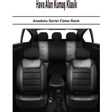 Çelik Auto Mercedes W164 Uyumlu Anadolu Serisi Oto Koltuk Kılıfı Füme 001