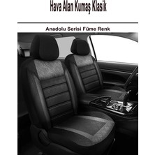 Çelik Auto Honda Cıvıc Uyumlu Anadolu Serisi Oto Koltuk Kılıfı Füme 001