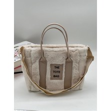 Celonia The Tote Bag Peluş Askılı Kadın El ve Omuz Çantası