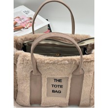 Celonia The Tote Bag Peluş Askılı Kadın El ve Omuz Çantası