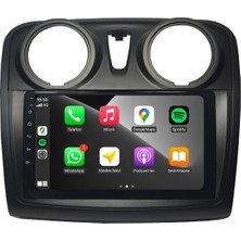 Snooper Dacia Sandero Android Crplay Multimedya 2010-2021 6gb Ram + 128GB Hafıza + 8 Çekirdek