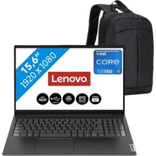 Lenovo V15 G3 Iap Intel Core I5 1235U 16GB 1tb SSD 15.6" Fhd  Windows 11 Home Bilgisayar Sırt Çanta Hediyeli