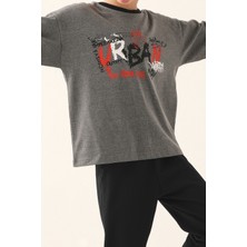 RolyPoly New York Lacivert Erkek Çocuk Uzun Kol Pijama Takım