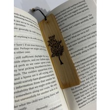 Woodenay Ağaç Desenli Kitap Ayracı Çam Ağacı