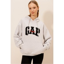 Hakke Üç Iplik Gap Baskı Sweat