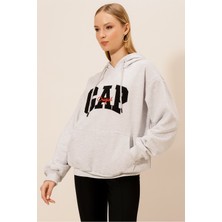 Hakke Üç Iplik Gap Baskı Sweat