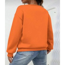 İz Grup Butik Oversize Bisiklet Yaka Sweatshirt