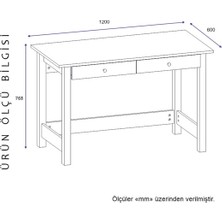 Meltem Çelik - BMdekor Çalışma Masası Bilgisayar Masası Roma