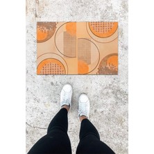 Dijital Baskı Yeşil Dış ve Iç Mekan Doğal Taş Desen Kapı Önü Paspası