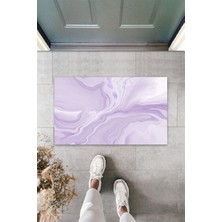 Dijital Baskı Yeşil Dış ve Iç Mekan Doğal Taş Desen Kapı Önü Paspası