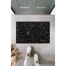 Dijital Baskı Yeşil Dış ve Iç Mekan Doğal Taş Desen Kapı Önü Paspası