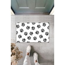 Dijital Baskı Yeşil Dış ve Iç Mekan Doğal Taş Desen Kapı Önü Paspası