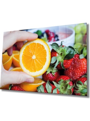 MiraLive  Portakal Cam Tablo Orange