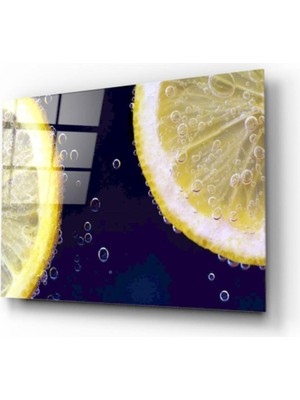 MiraLive  Limon Dilimleri Cam Tablo