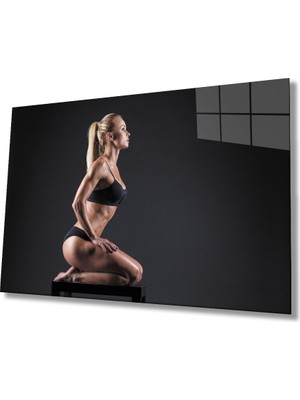  Spor Fıtnes Cam Tablo   Sports Fitness