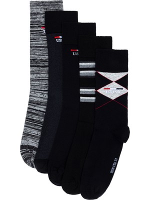 U.S. Polo Assn. Erkek Siyah Çorap 50274162-VR046
