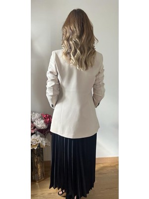 Cardella Double Kumaş Astarlı Tek Düğmeli Blazer Ceket