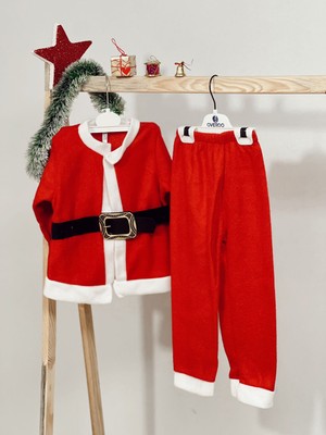 Asba Şapkalı Noel Baba Takım