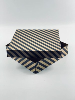 Feza Kutu 23X23X6 Hediyelik Kutu Kraft Kutu Karton Kutu Yılbaşı Kutusu Pasta Kutusu Kargo Kutusu (10 Adet)