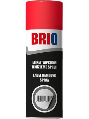 Brio Etiket Yapışkan Temizleme Spreyi Etiket Sökücü Sprey 200 Ml