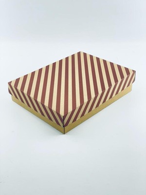 Feza Kutu 22X30X6 Hediyelik Kutu Kraft Kutu Karton Kutu Yılbaşı Kutusu Pasta Kutusu Balon Kutusu (10 Adet)