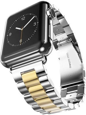 Mimtec Apple Watch Uyumlu 38MM 40MM 41MM 1/2/3/4/5/6/se/7/8/9/ultra 2 Metal Kordon Premium