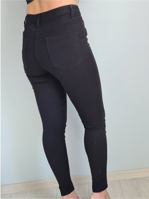 Ece Kahraman Siyah Skinny Pantolon