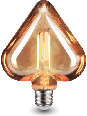 Orbus Kalp Filament LED Ampul Amber E27 360LM