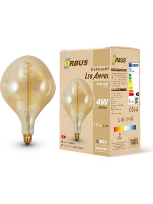 Orbus Dekoratif LED Ampul Amber 4W 350LM PSA165