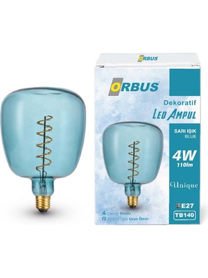 Orbus Dekoratif LED Ampul Blue 4W 110LM TB140