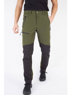 Alpinist Rugged Erkek Outdoor Pantolon Haki-Siyah