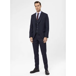 Normal Bel Slim Fit Lacivert Erkek Takım Elbise TK1020000280