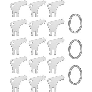 Kağıt Havluluk Anahtarı, Kağıt Havlu ve Tuvalet Kağıdı Dispenserleri Için 15 Adet Evrensel Dispenser Anahtarı (Yurt Dışından)