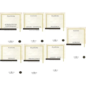 Gorgias - Lakhes Lysis - Devlet - Şölen Dostluk - Sokrates’in Savunması - Phaidros - Protagoras 7 Kitap Set - Platon