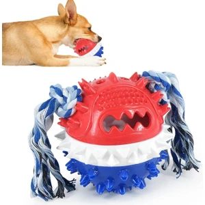 Köpek Çiğneme Oyuncak, Çok Fonksiyonlu Pet Oyuncak Molar Cower Oyuncaklar, Köpekler Için Diş Temizleme Lastik Top Oyuncak, Bwr (Yurt Dışından)