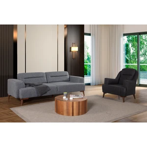 Perla Sofa Felty Yataklı Koltuk Takımı Gri