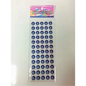 Nazar Boncuğu Yapışkanlı Küçük Sticker - 60 Adet