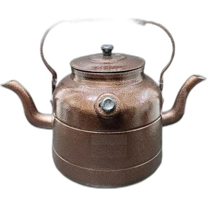 Çift Taraflı Osmanlı Muhabbet Çaydanlığı. 3+1 Litre Orta Boy No 22