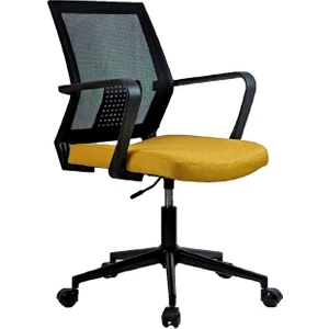 Mesh Çalışma Koltuğu Sarı