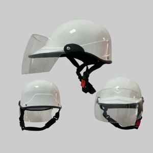 Jokey Kask Camlı Standart Beden Beyaz