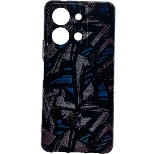 Vivo Y36 Kılıf Tasarım Siyah Spor Desenli Telefon Kapağı Tam Koruma