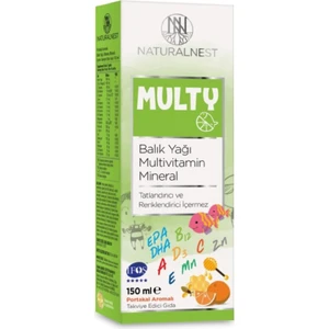 Multy Şurup Balık Yağı Vitamin Mineral İçeren Takviye Edici Gıda