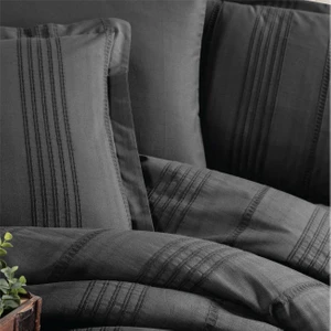 Çift Kişilik Nevresim Takımı Arakis Armürlü V4 Füme