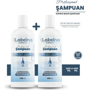 Labelna Cosmetic Argan Yağı Özlü Komple Bakım Şampuan 400ml 2'Li Set