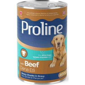 Pro Line Dana Etli Gravy Yetişkin Köpek Konserve Maması 400 gr